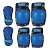 Kit Protecciones Adulto Rodilleras Coderas Muñequeras Iciqlo Azul