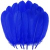Ballinger Royal Blue Large Goose Feather Bulk for Crafts,120Pcs,6-8inch