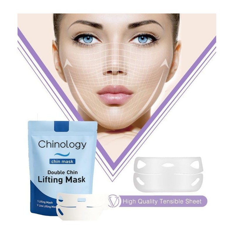 Chinology Chin Mask - Double lifting jawline strengthening for face