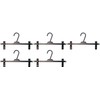 Shinko Hangers Clip Hangers Set of 5 "Reverse" Black