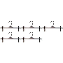 Shinko Hangers Clip Hangers Set of 5 "Reverse" Black