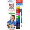 Pencil Grip Kwikstix Thin Stix Solid Tempera Paint, Super Quick Drying, 12 Classic Colors (TPG-608) Paint,Assorted classic.