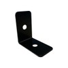 Sutfmwe 4 Pcs Black Metal Corner Protector, Decorative Right Angle