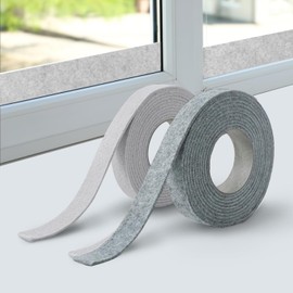 Window Condensation Absorber Anti Condensation Remover for Window Condensation Prevention Absorbent Strip Absorbing Water and Keeping Dry 1.18inch*157inch(Gray + Beige)