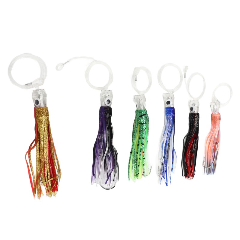 6pcs 25cm Saltwater Trolling Lure Saltwater Casting and Trolling Swimbait