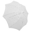 Lace Wedding Umbrella Romantic Embroidery Flower Bridal Umbrella Ergonomic Handle