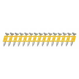 DEWALT ENGINEERED BY POWERS Concrete Nails, 3/4" Length, Steel, Zinc Plated, Strip, PK 1000