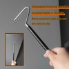 Shengsenfu Adjustable Stainless Steel Snake Hook, Extensible Snake Hook, Retractable