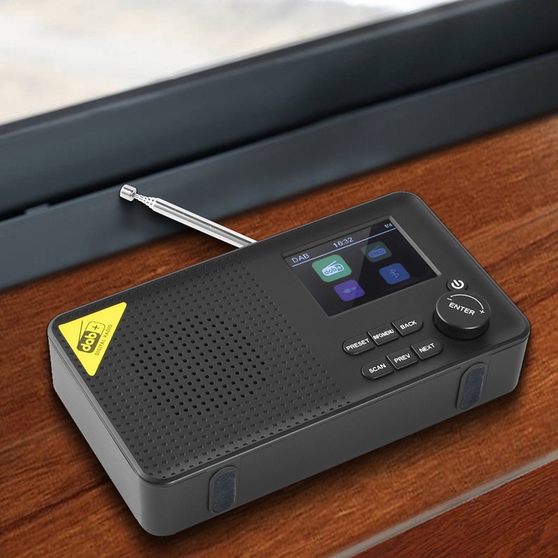 Portable Home DAB+ Digital Radio DAB Radio Lightweight Rechargeable Home
