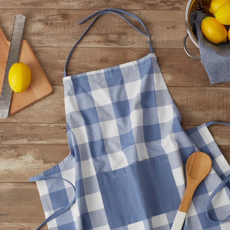 DII Buffalo Check Kitchen Collection, Classic Farmhouse Chef Apron, One