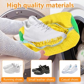 2 PCS Shoe Washing Bag, shoe Cleaning Bag,Shoe Laundry Bag,Reusable Washer Shoe Wash Bag