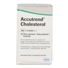 Accutrend Tiras Reactivas Accutrend Colesterol Caja Con 25 Tiras