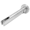 Stainless Steel Glass Clamp Bracket Mount Glass Spigot Public Bathroom