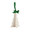Mud Pie Ceramic Ornament, Tree, 5" x 3 1/2"