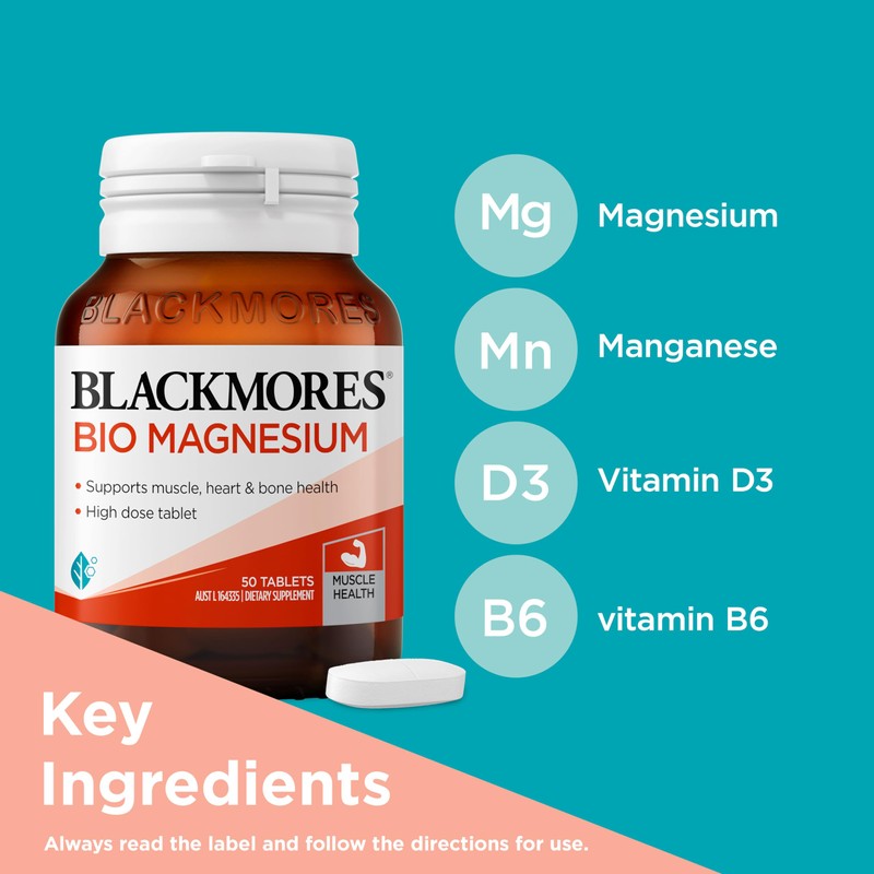 Blackmores Bio Magnesium (50 Tablets)