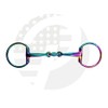 RIDING GEARS Rainbow Multi Color EGGBUTT Snaffle Horse Bits Double