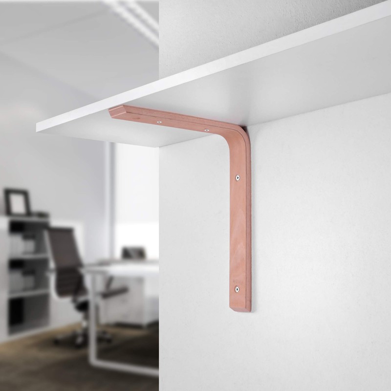 Gedotec Wooden Console Wall Angle | Pack of 2 -