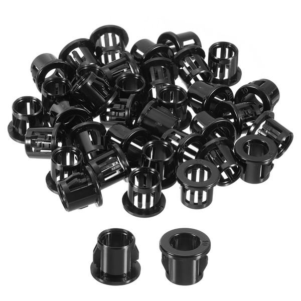 sourcing map Cable Snap Bushing Grommets, 36Pcs 10mm/0.39" Mounting Dia