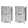 2Pcs Key Switch Box Stainless Steel Universal with Keys Accessory