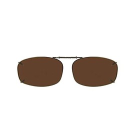 Solar shield Clip on sunglasses size 52 rec 5 Full frame Brown