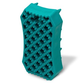 Nature's Specialties Waterproof Dog Bath Brush Scrubber, Rubber Curry Brush Dog, Wet or Dry Coats, Grooming and Massage Rubber Comb for Dogs, Dog Grooming Rubber Bath Brush, Dog Bath Brush Scrubber