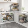 2-Pack Under Sink Organizers And Storage,Large Capacity 2-Tier Pull-Out Cabinet