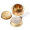 LOGOS 83010021 Alcohol Burner, Gold, Diameter 3.0 x Height 2.0