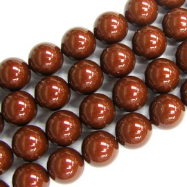 CAIZZA 10x Crystal Pearls 5810 Round Bordeaux 10mm Dangle for Necklace Earring/Jewelry Making Findings