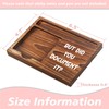 Sticky Note Holder Wooden Notepad & Pen Holder 6.5" x