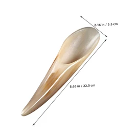 Healeved Versatile Body Massager Natural Buffalo Horn Gua Sha Tool for Scalp Face Neck Back