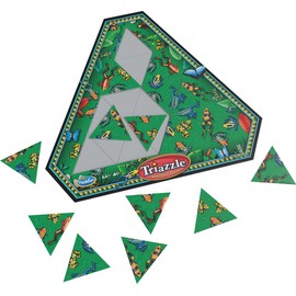 Think Fun Triazzle Picture-Matching Brainteaser (Frogs) Puzzle for Ages 8 and Up (76490)