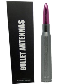 VMS Gunmetal Pink Bullet Antenna For Ford F150 F250 F350 All Years and Models