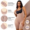 SHAPELLX One Piece Bodysuit for Women Tummy Control Back Support