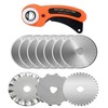 FEISHIONG Rotary Replacement Blades, 10 Pcs Fabric Cutter Rotary Blades,
