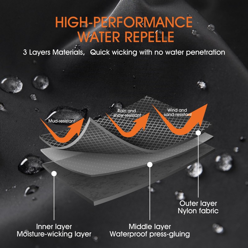 Waterproof Leg Gaiters for Men and Women Adjustable Snow Boot