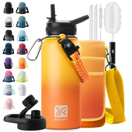 DYSANKY Insulated Water Bottle 32oz - Multiple Insulation Vacuum Sealed - Portable Sports Metal Water Jug for Outdoor Adventure, Gym, and Daily Use - Leak Proof & Non-BPA 32 OZ