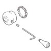 Delta Faucet H778SS Leland, Single Metal Lever Handle Kit, Stainless,3.25