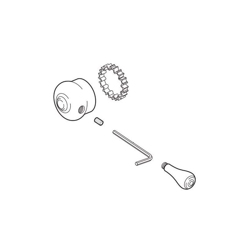 Delta Faucet H778SS Leland, Single Metal Lever Handle Kit, Stainless,3.25