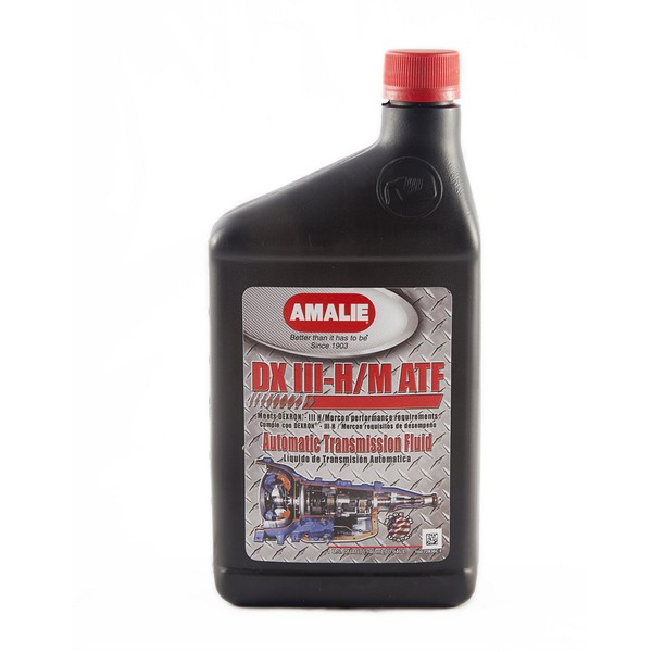 AMALIE DX-III-H/M Automatic Transmission Fluid (160-72836-56) 1 Quart Bottle, Pack