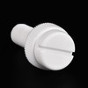 sourcing map M8 x 20mm Plastic Machine Screws PP Slotted