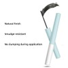 Schwarze wasserfeste Mascara/Wimperntusche mit winzigem Bürstchen für untere/feine/spärliche Wimpern, wischfest,