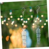 Abaodam 10pcs Swivel Hanging Hooks Stainless Steel Rotating Clips for