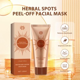 LHBMET Spot Removing Face Mask,Herbal Spots Peel-Off Facial Mask, Natural Anti-Wrinkle, Balances Skin Texture and Deeply Cleanses the Skin (2PCS)
