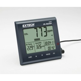 Extech CO100 Desktop Indoor Air Quality CO2 Monitor Digital Carbon Dioxide Alarm