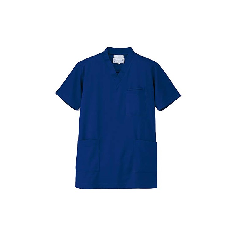 AITOZ 861401 Knit Scrub Top (Unisex), bule