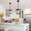 SGLfarmty Black Pendant Lights Kitchen Island, 1-Light Light Fixtures, Farmhouse