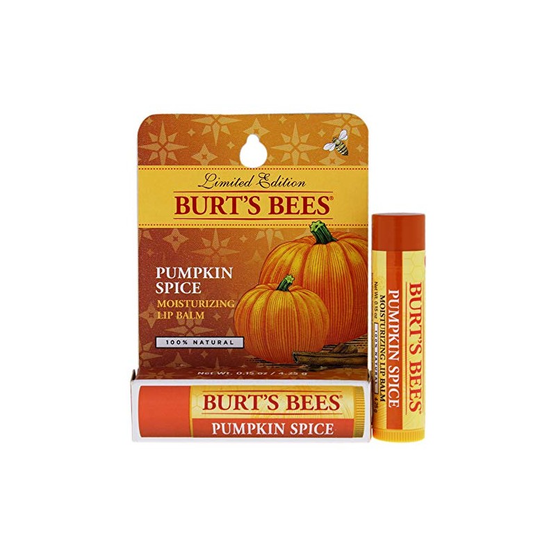 Burt's Bees Bálsamo labial con especias de calabaza de edición