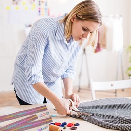 Elesunory #5 Zippers for Sewing, 9.84 Yards Nylon Coil Rainbow Zipper Tape by The Yard with 12 Pcs 3 Style of Rainbow Zipper Pull, Heavy Duty Zipper for DIY Tailor Sewing Crafts