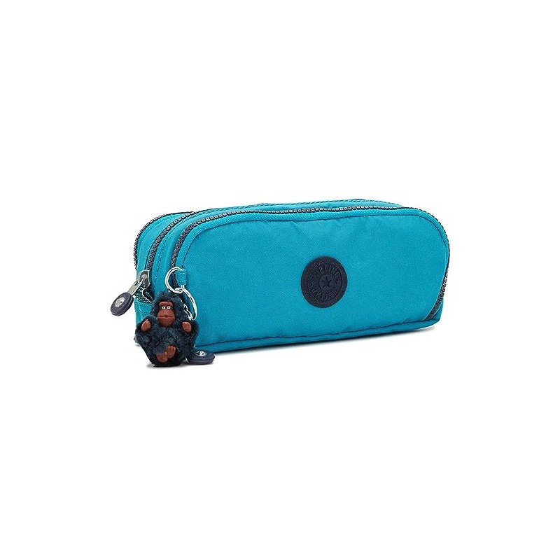 Kipling GITROY Large Pencil Case 23cm 1L, Green Cool Combo,