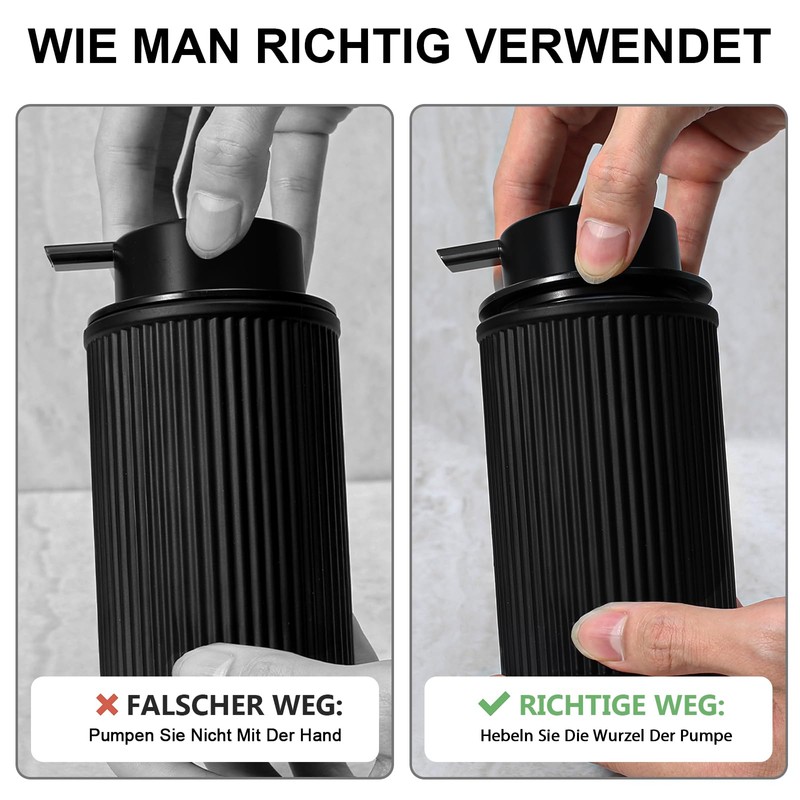 GMISUN Soap Dispenser Matte Black